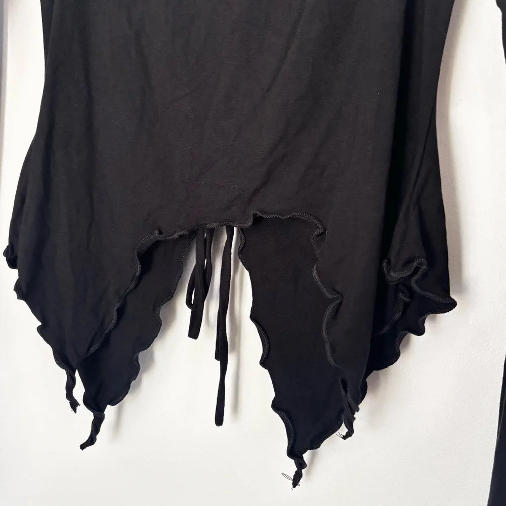 Urban Outfitters Cinched Ruched Cropped Top Medium A48 - Picture 4 of 16